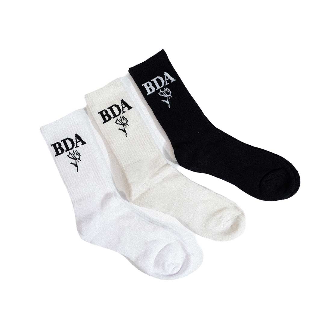BDA Crew Socks 3 Pack