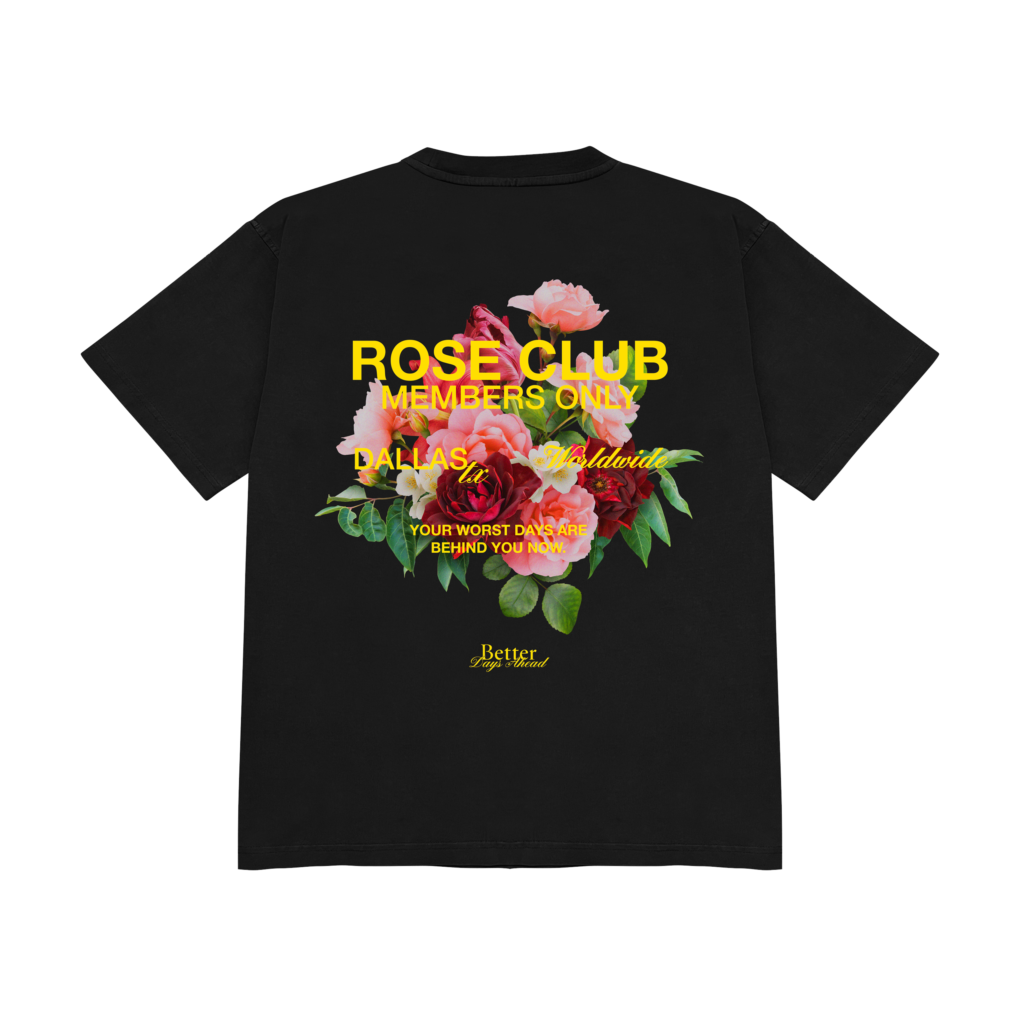 ROSE TEE - Black