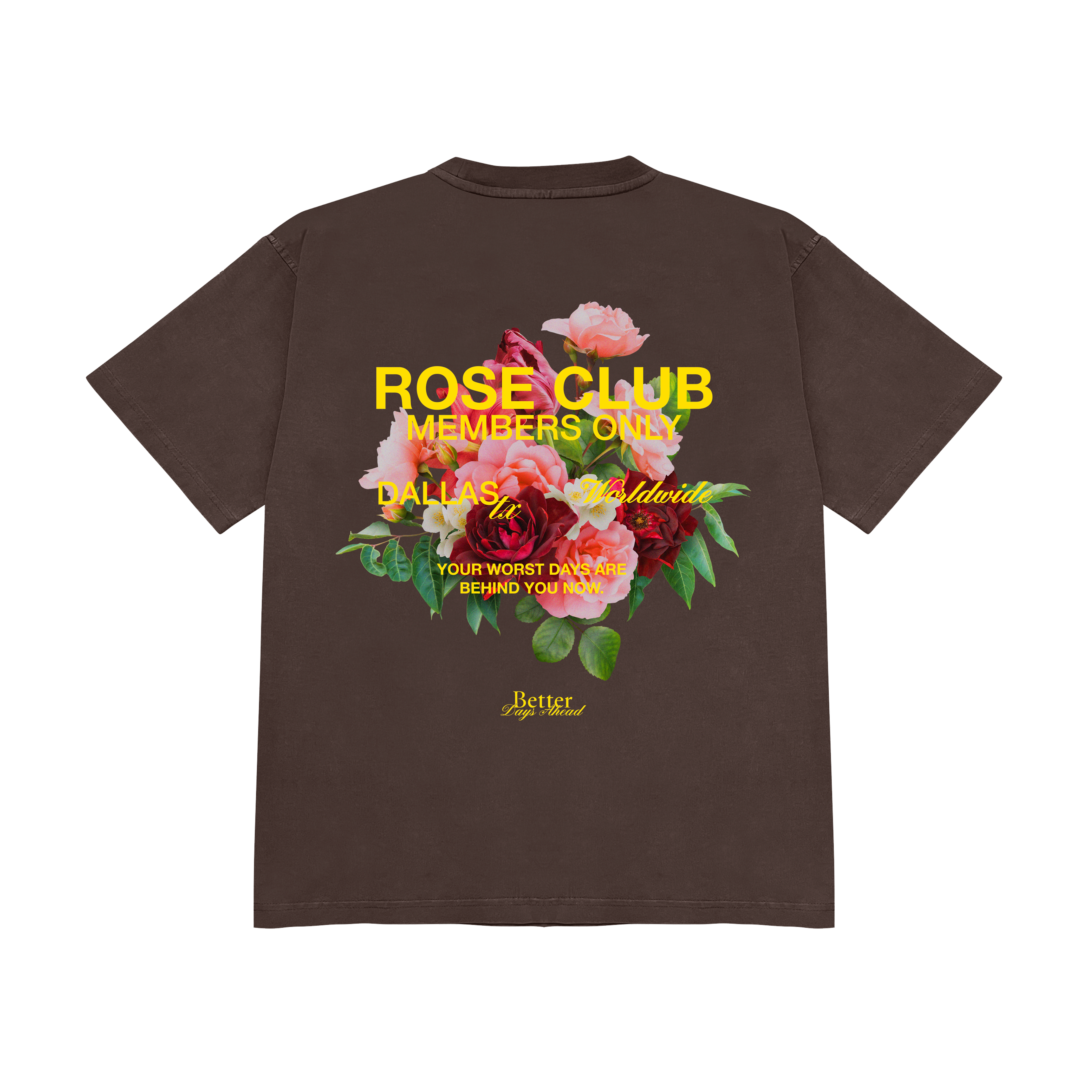 ROSE TEE - Brown
