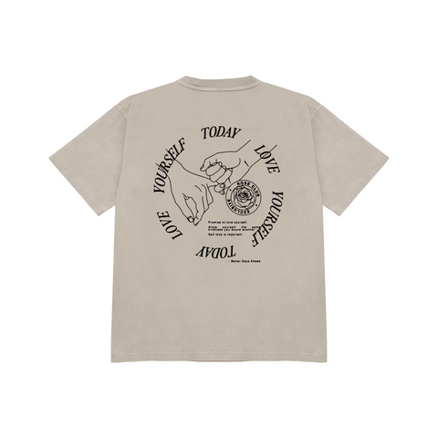 Self Love Tee - Khaki