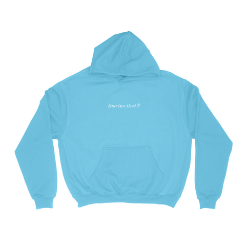 essential hoodie - blue