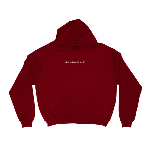 essential hoodie - red