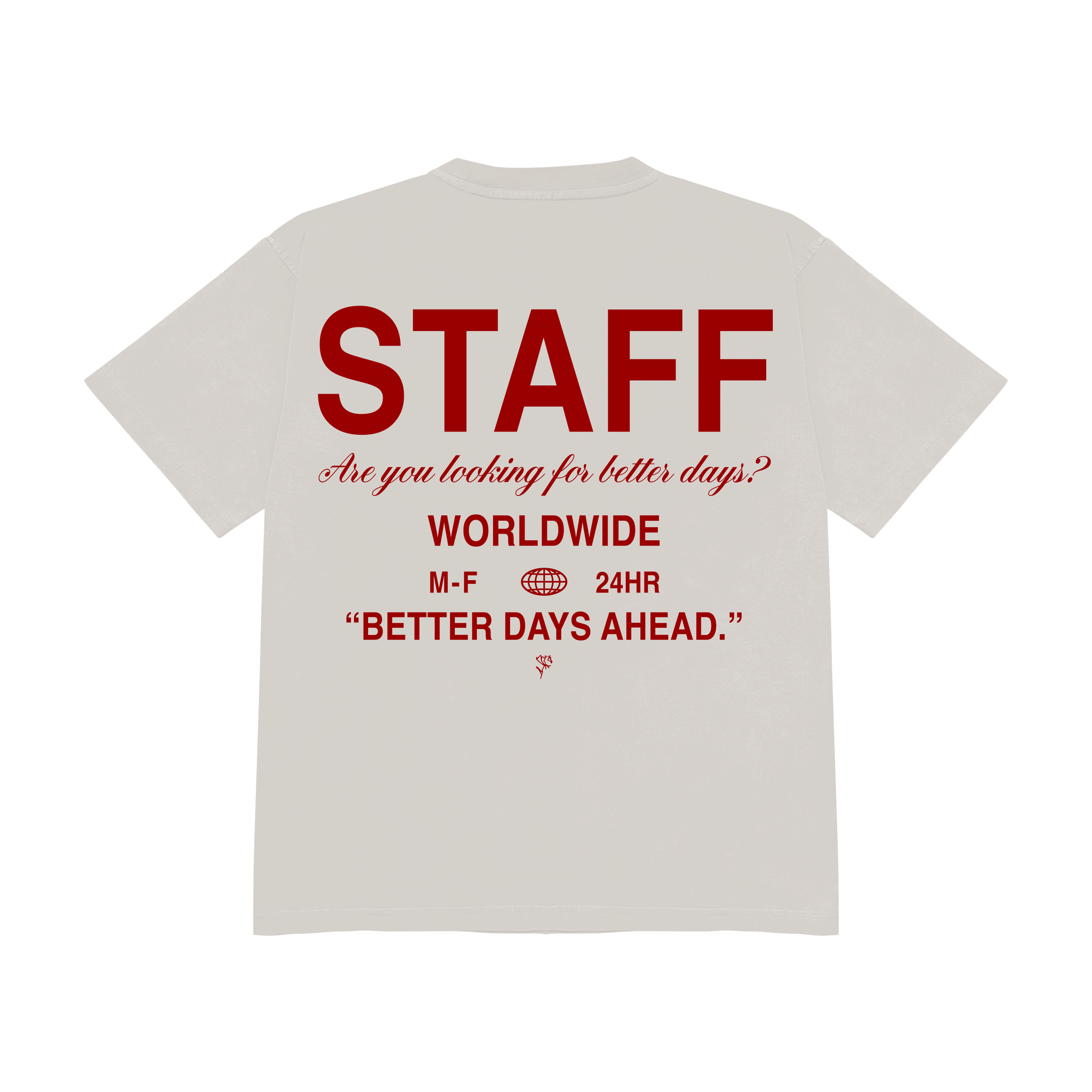 STAFF TEE - Bone