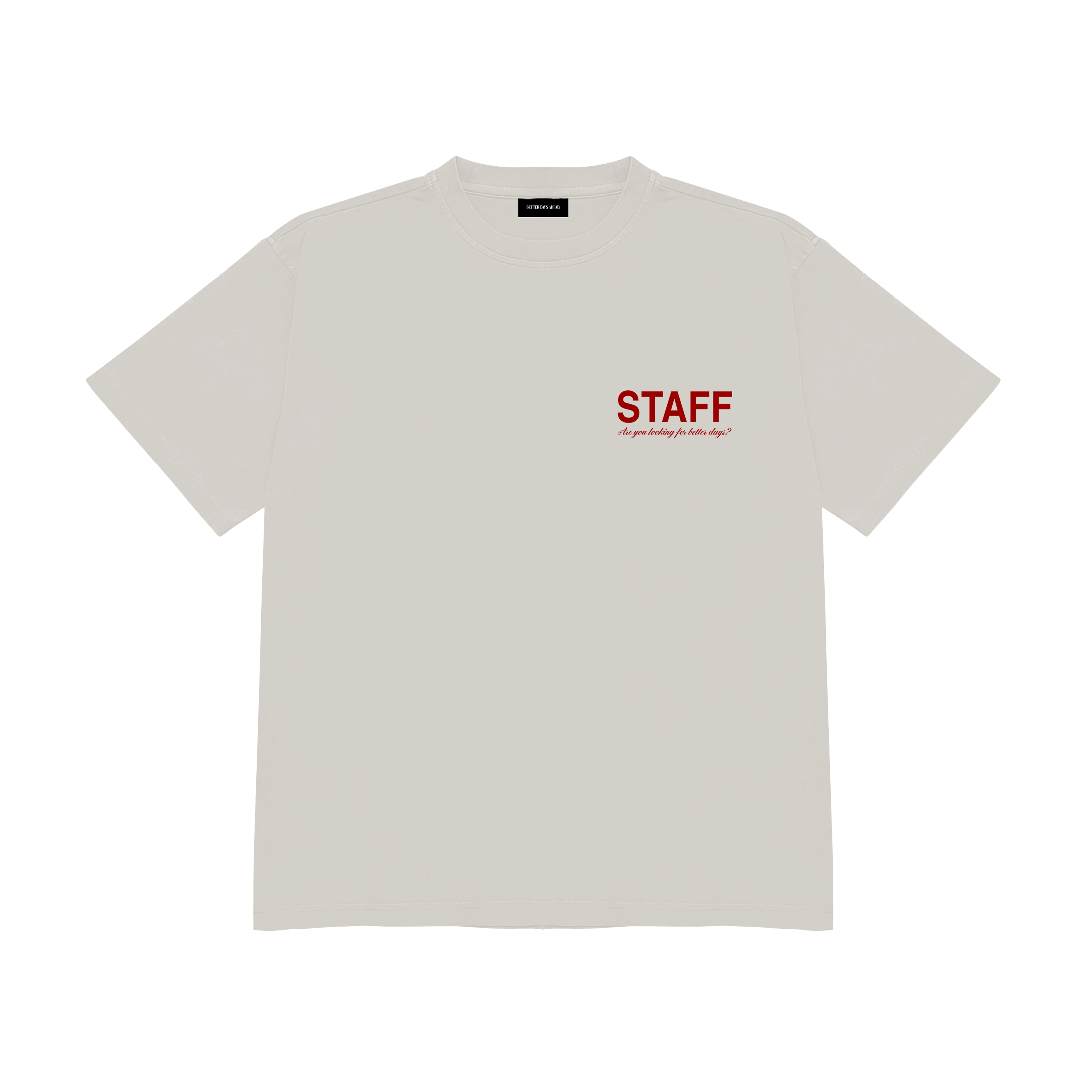 STAFF TEE - Bone